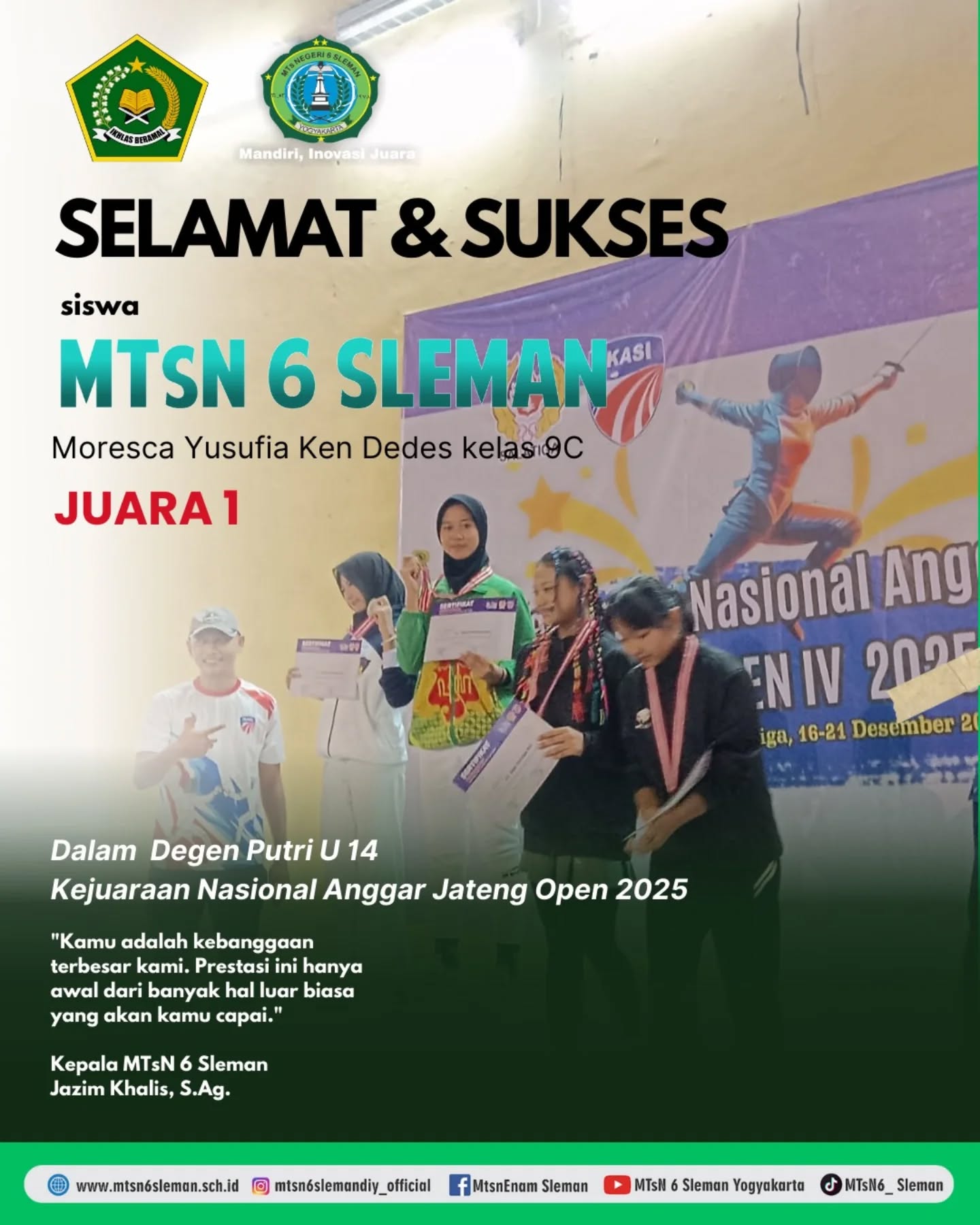 logo MTs Negeri 6 Sleman