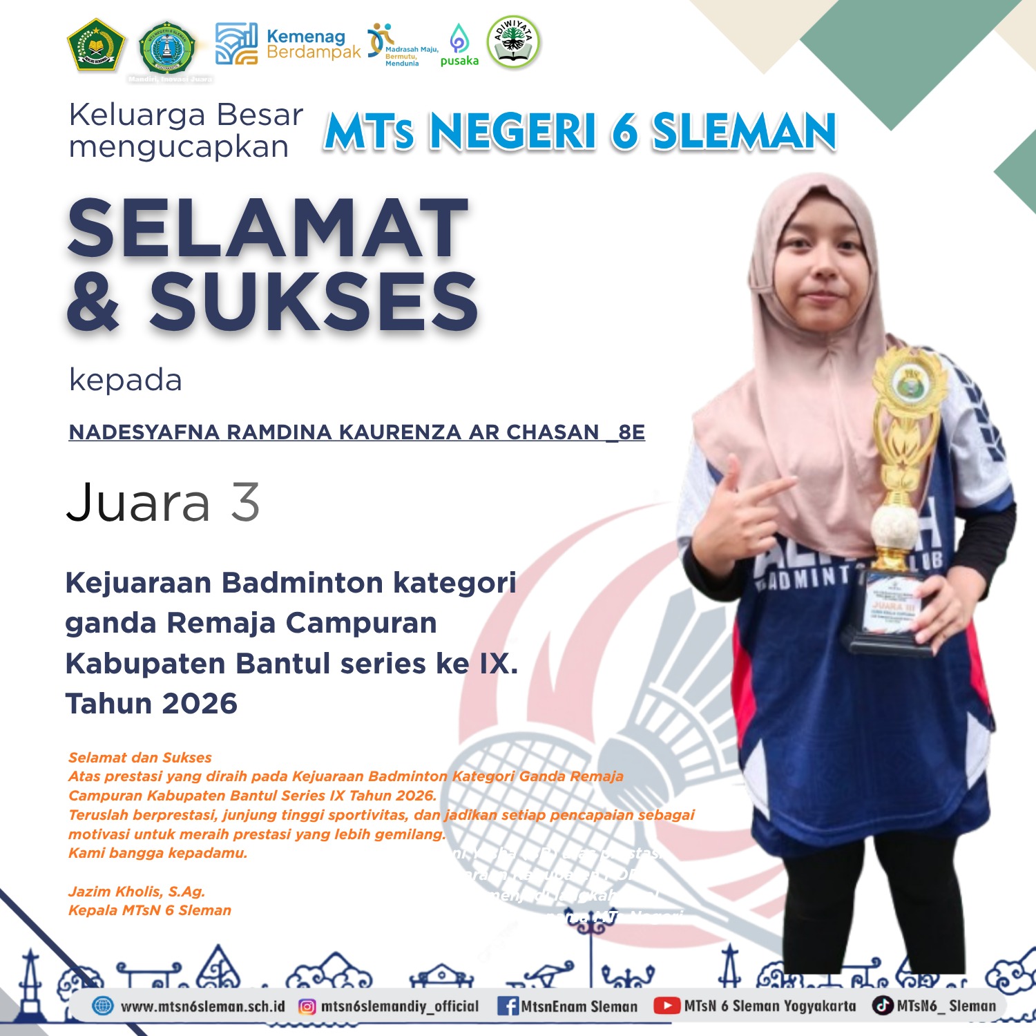 logo MTs Negeri 6 Sleman
